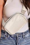 Casual Waterproof Zipped Crossbody Chest Bag 20*5*14cm