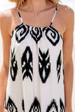 Black Western Aztec Printed Fashion Vacation Sundress