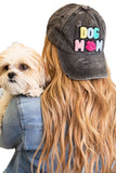 Black DOG MAMA Baseball Cap