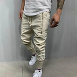 Men Pants Drawstring Men Sweatpants Simplicity Fashionable  Fantastic Fashion Men Long Cargo Trousers