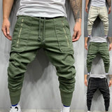 Men Pants Drawstring Men Sweatpants Simplicity Fashionable  Fantastic Fashion Men Long Cargo Trousers