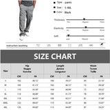 Pantalon de survêtement pour homme, coupe droite, jogging pour le sport et le streetwear, pantalon long ample surdimensionné avec cordon de serrage, pantalon multi-poches pour homme